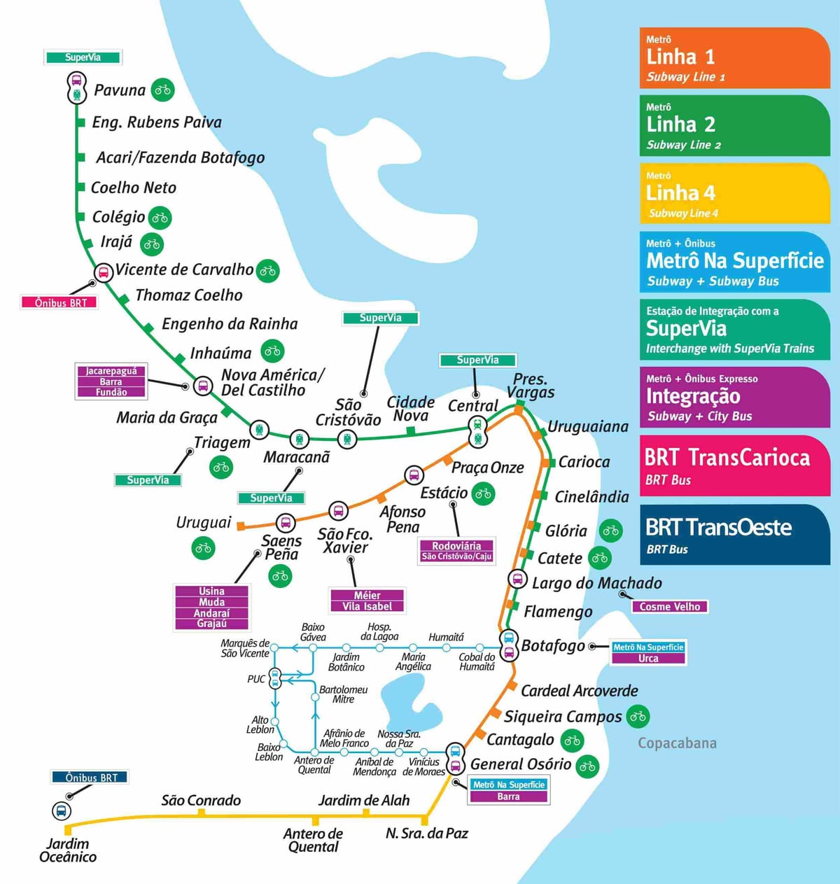 Rio de Janeiro metro hartë pdf