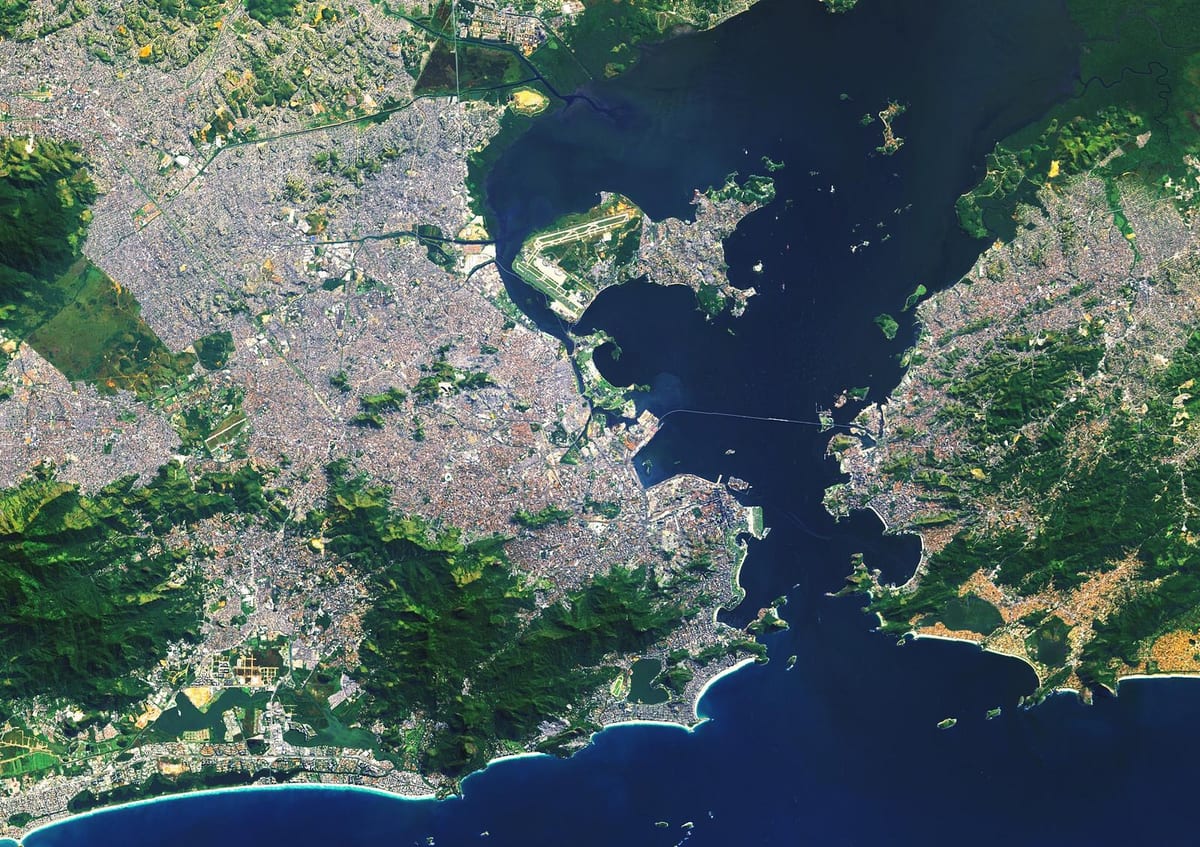 satellite harta e Rio de Janeiro