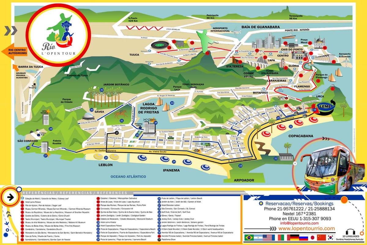 Rio de Janeiro hartën e turizmit